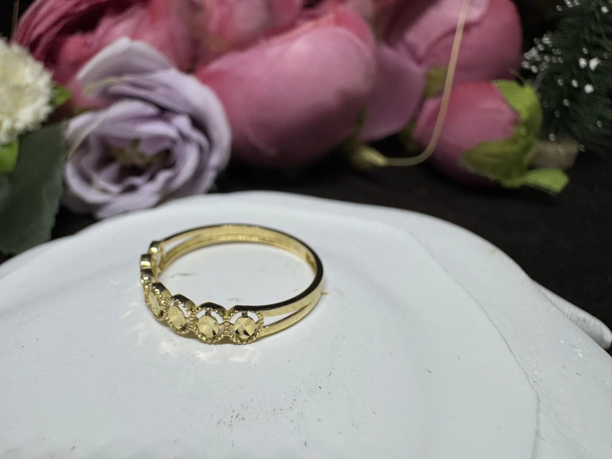 Kalemli İtaly minimal yüzük