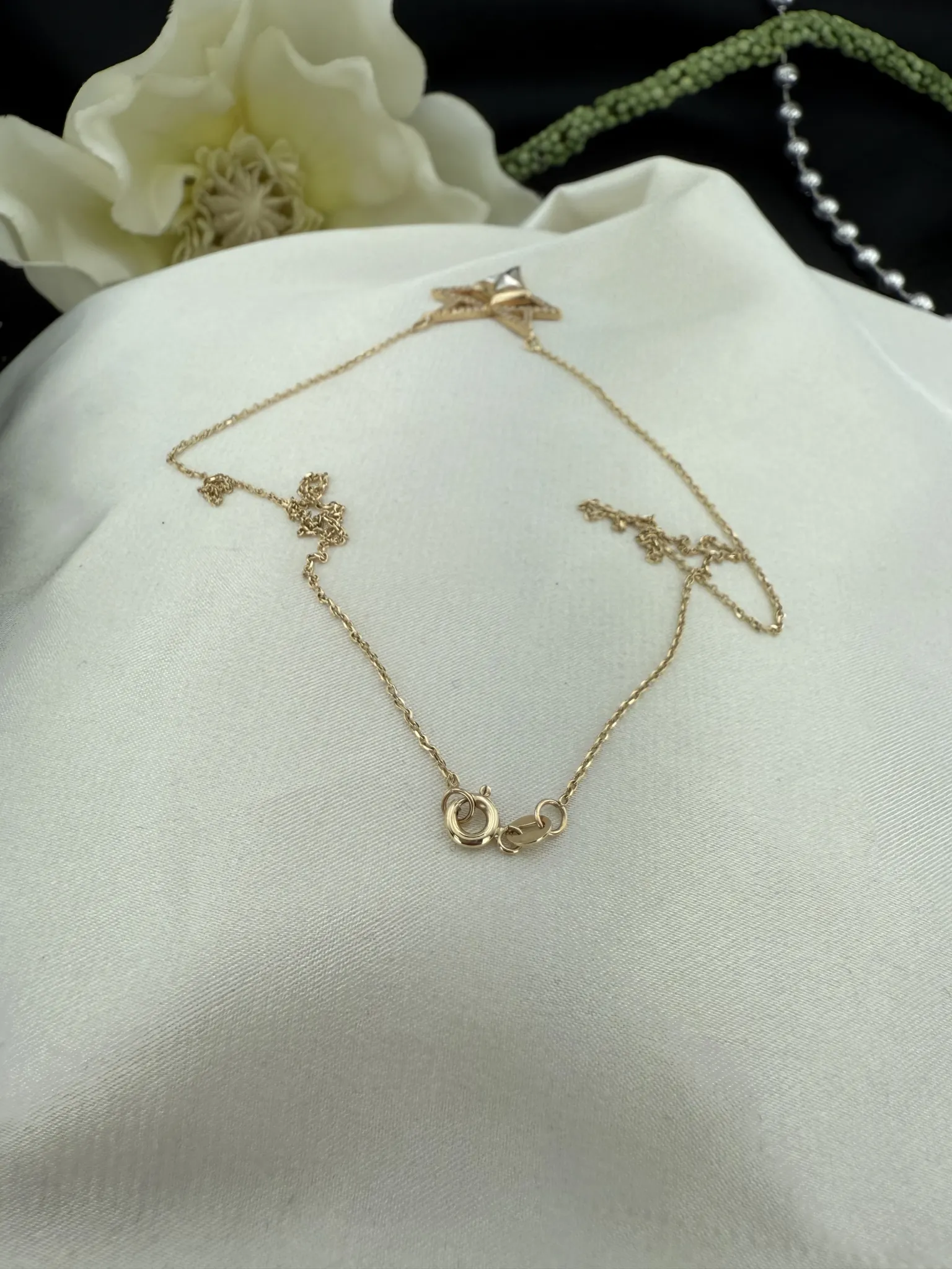 İtaly taşlı kolye 