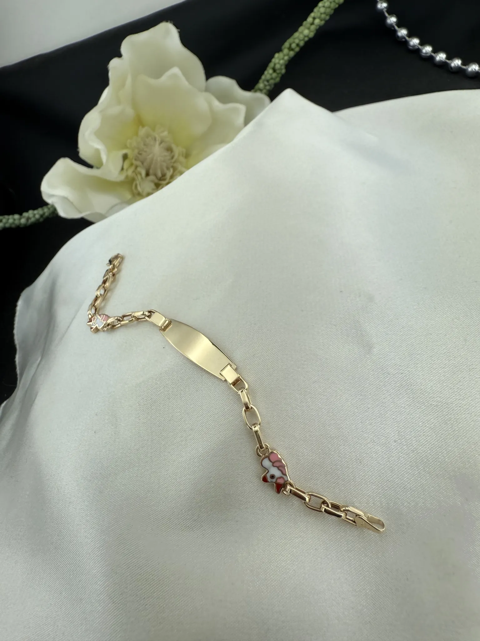 Mineli atlı plakalı çocuk künyesi 