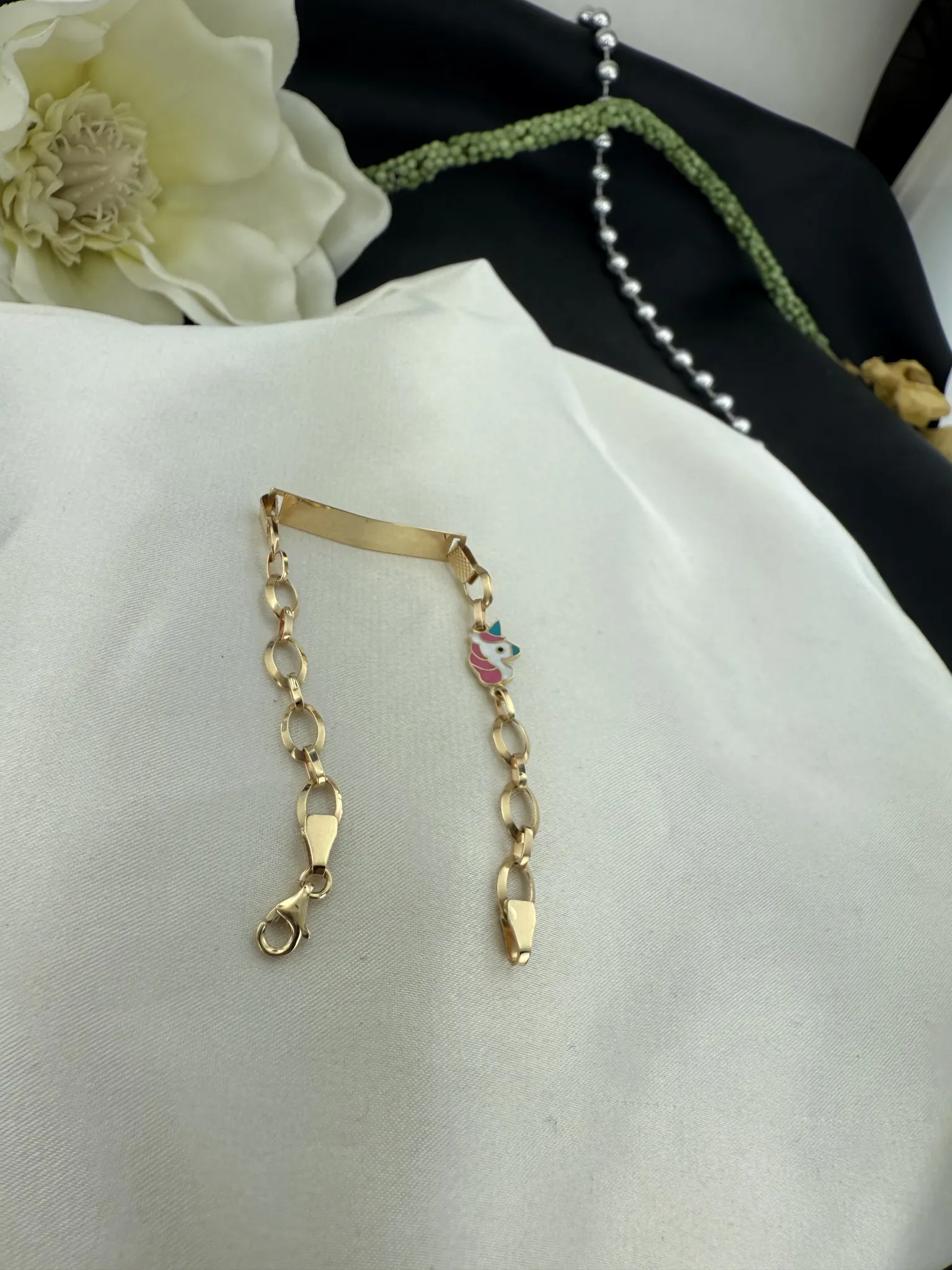 Mineli atlı plakalı çocuk künyesi 