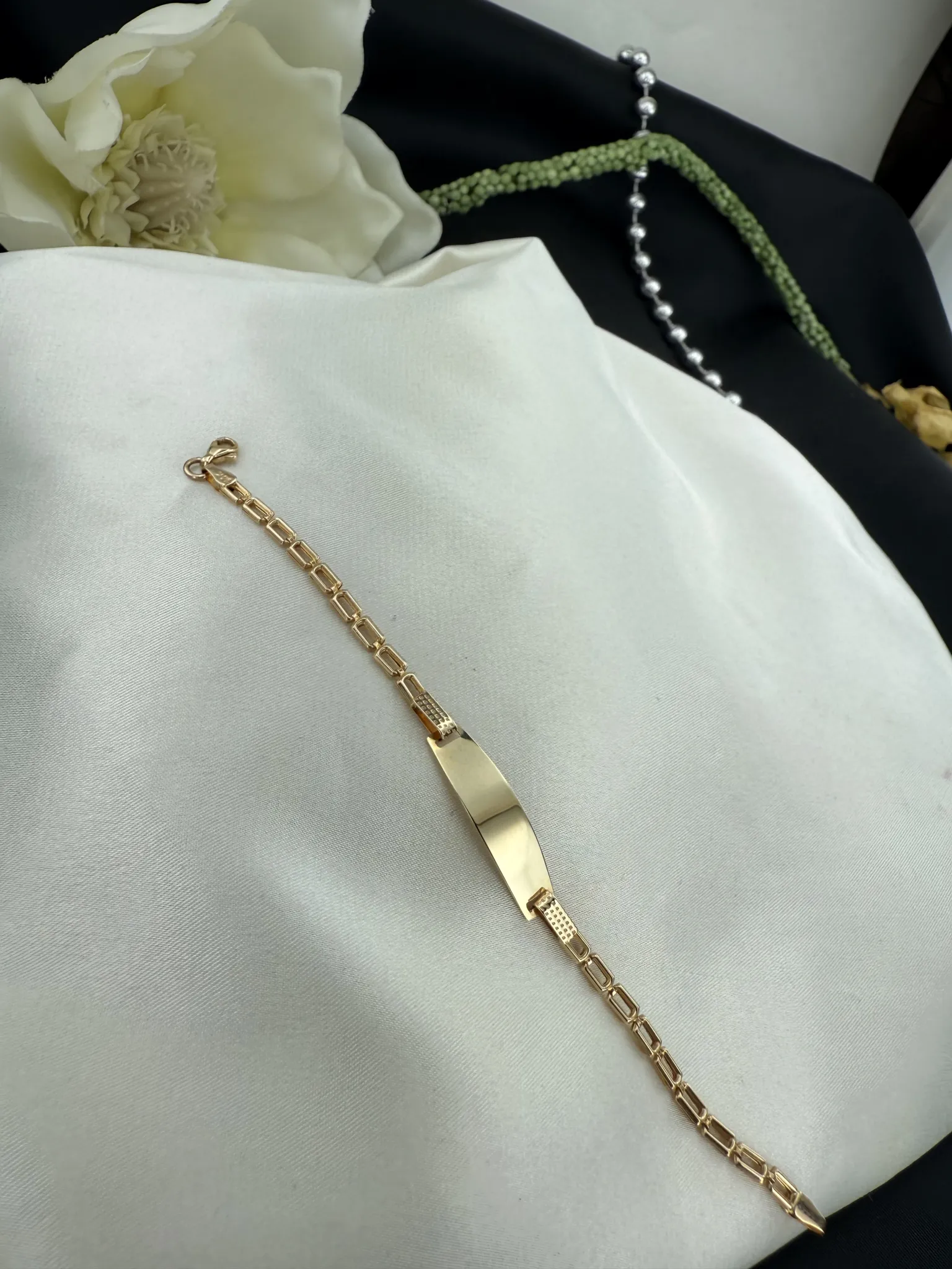 Unisex plakalı çocuk künyesi 