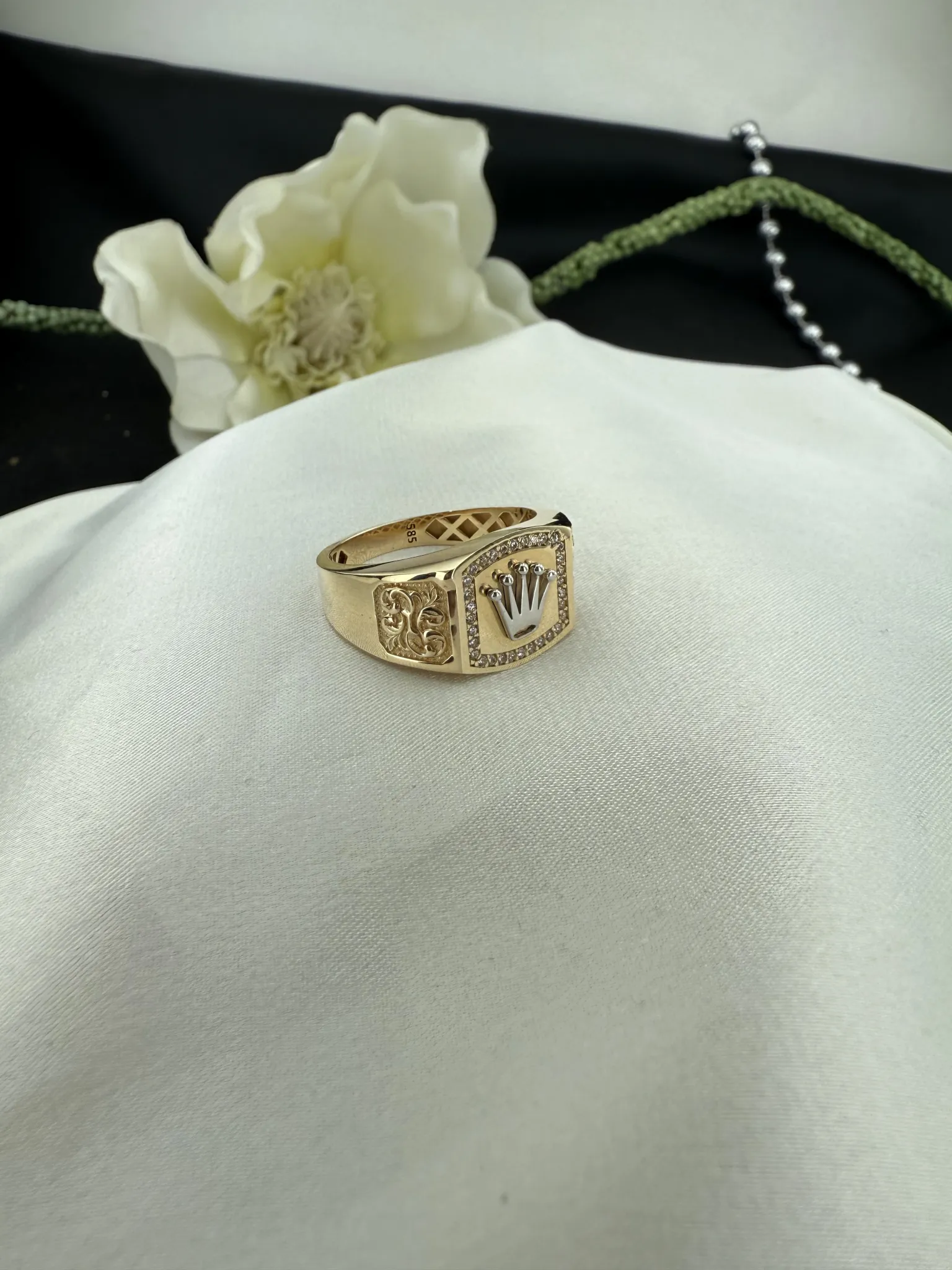 Taşlı Kral Erkek Yüzüğü