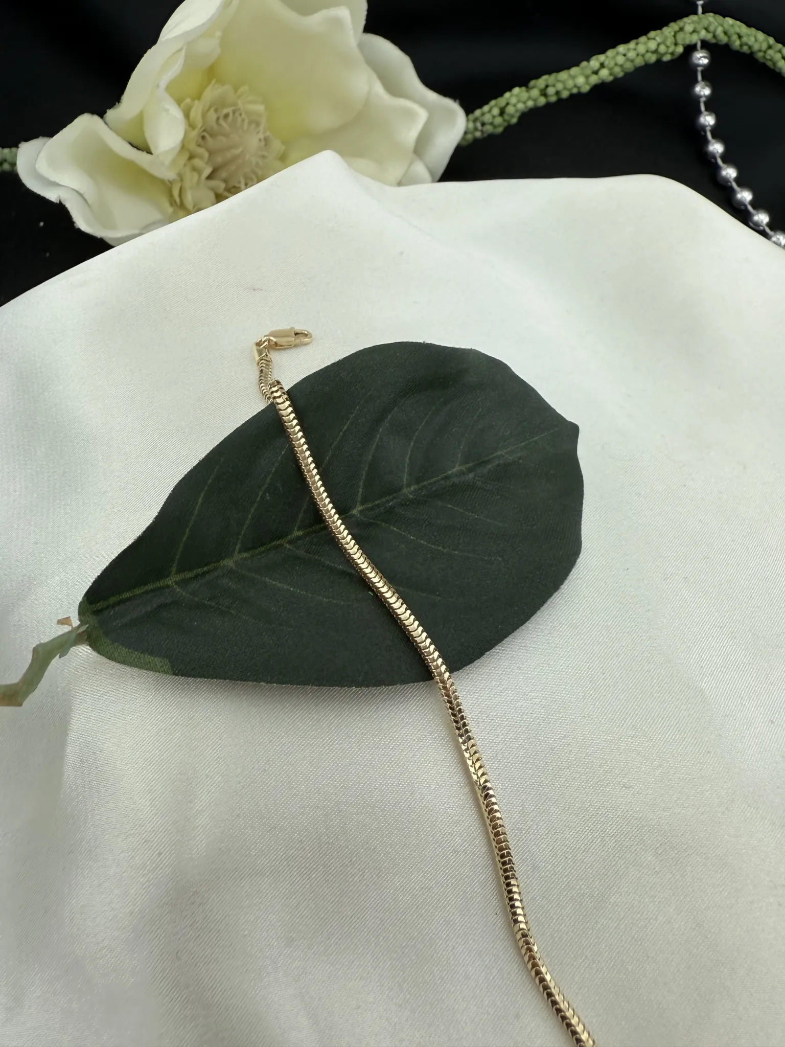 Taşsız İtalyan Zincir Bileklik