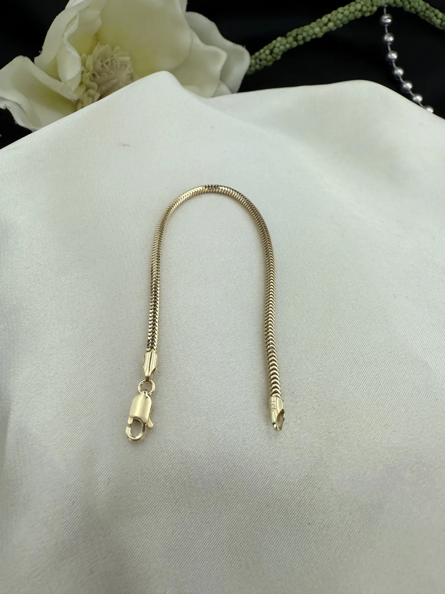 Taşsız İtalyan Zincir Bileklik