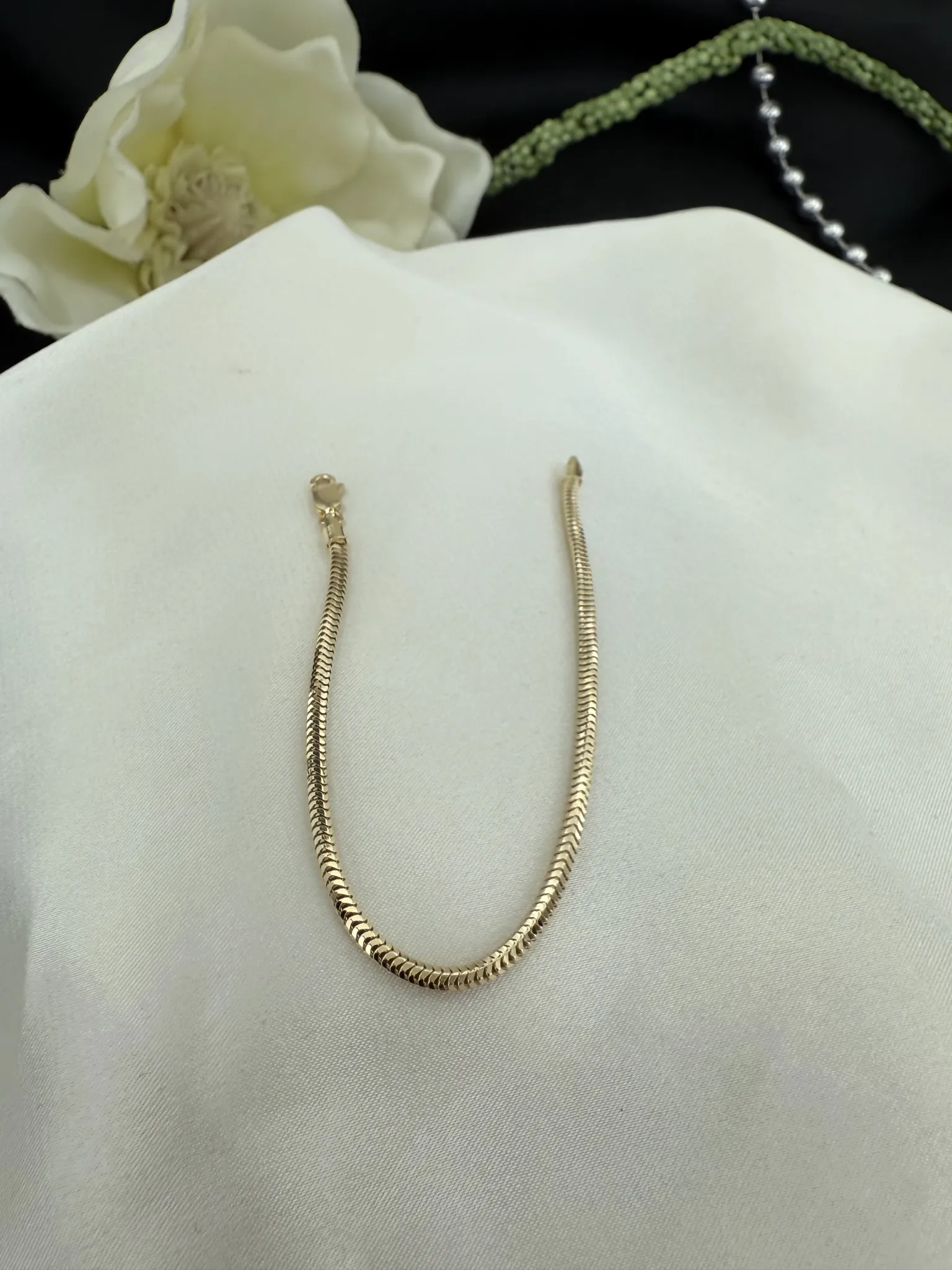 Taşsız İtalyan Zincir Bileklik