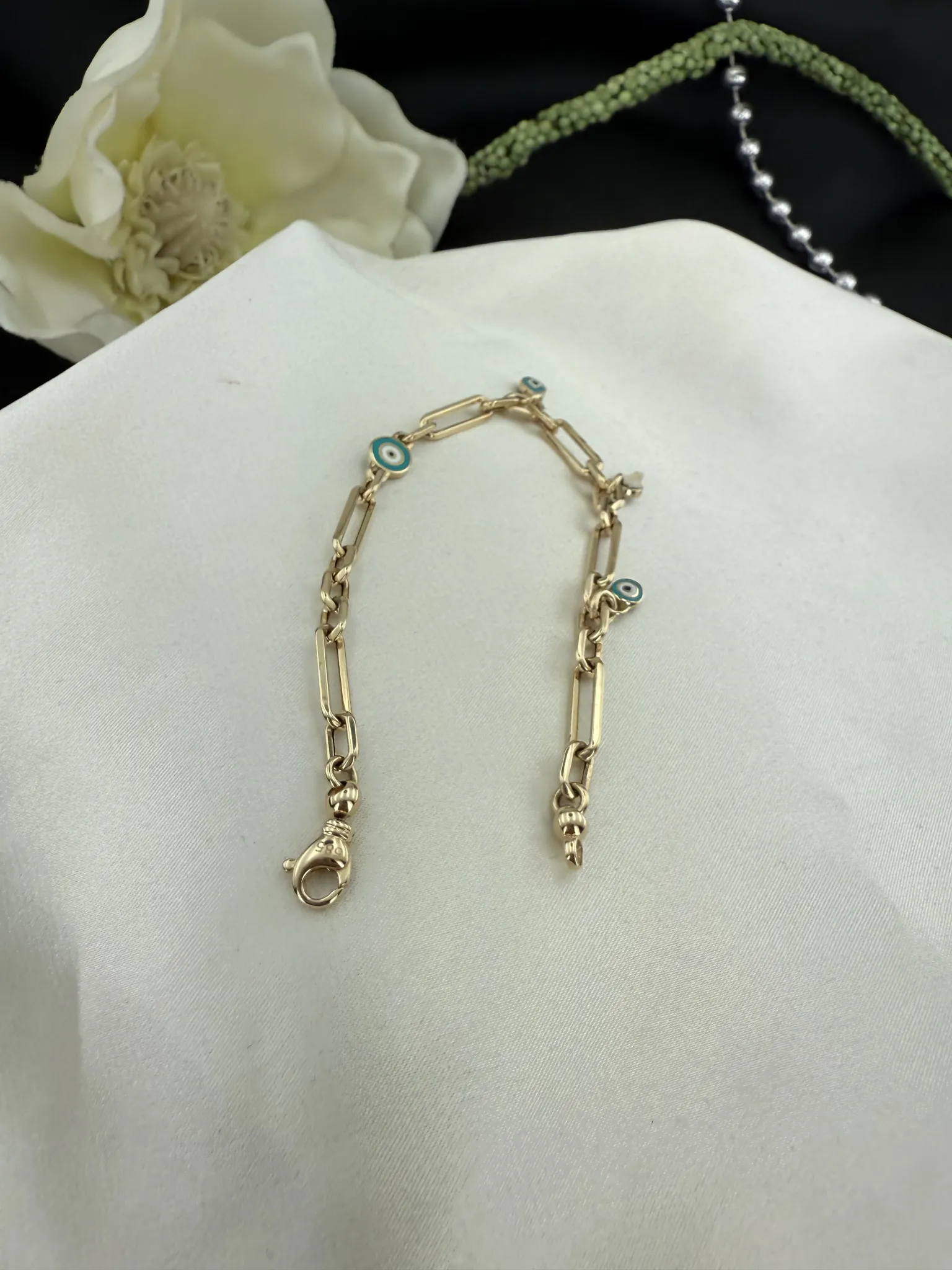 Taşsız Mineli Göz Ataç Bileklik