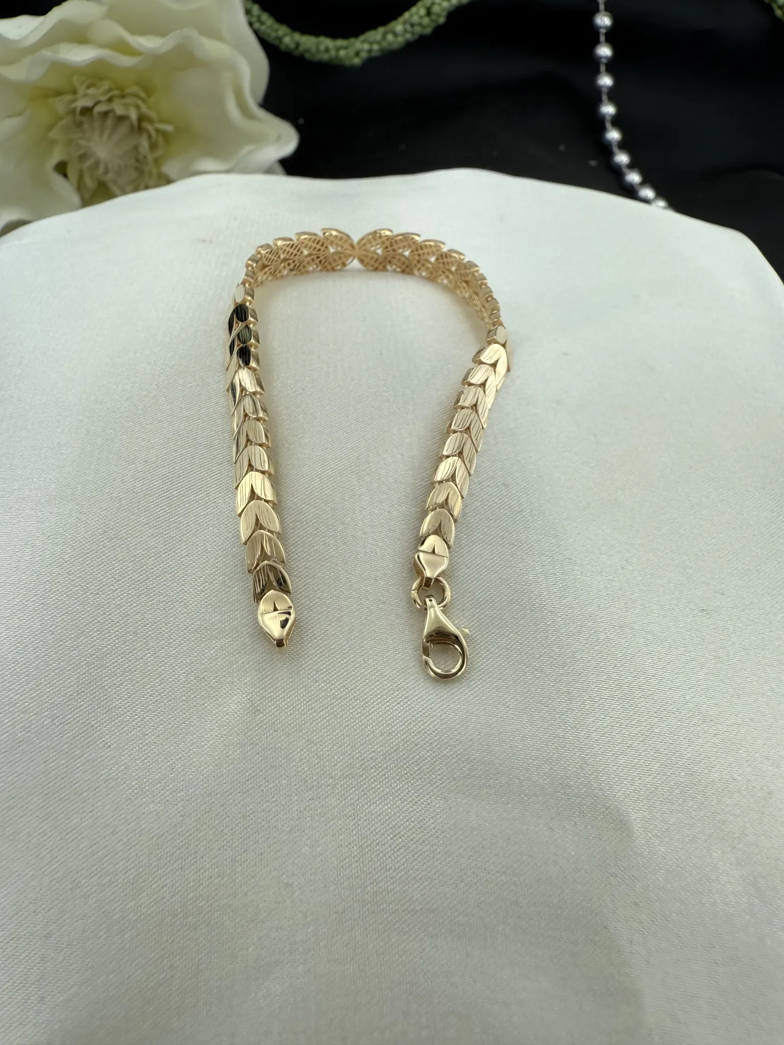 Taşsız Desenli İtalyan Bileklik