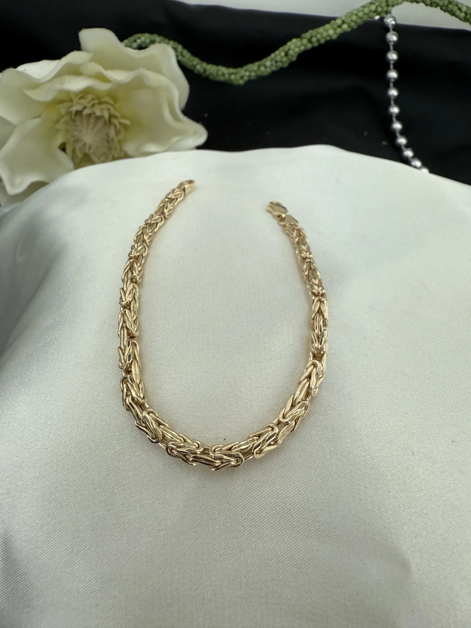 Unisex Taşsız Kral kolye Bilekliği