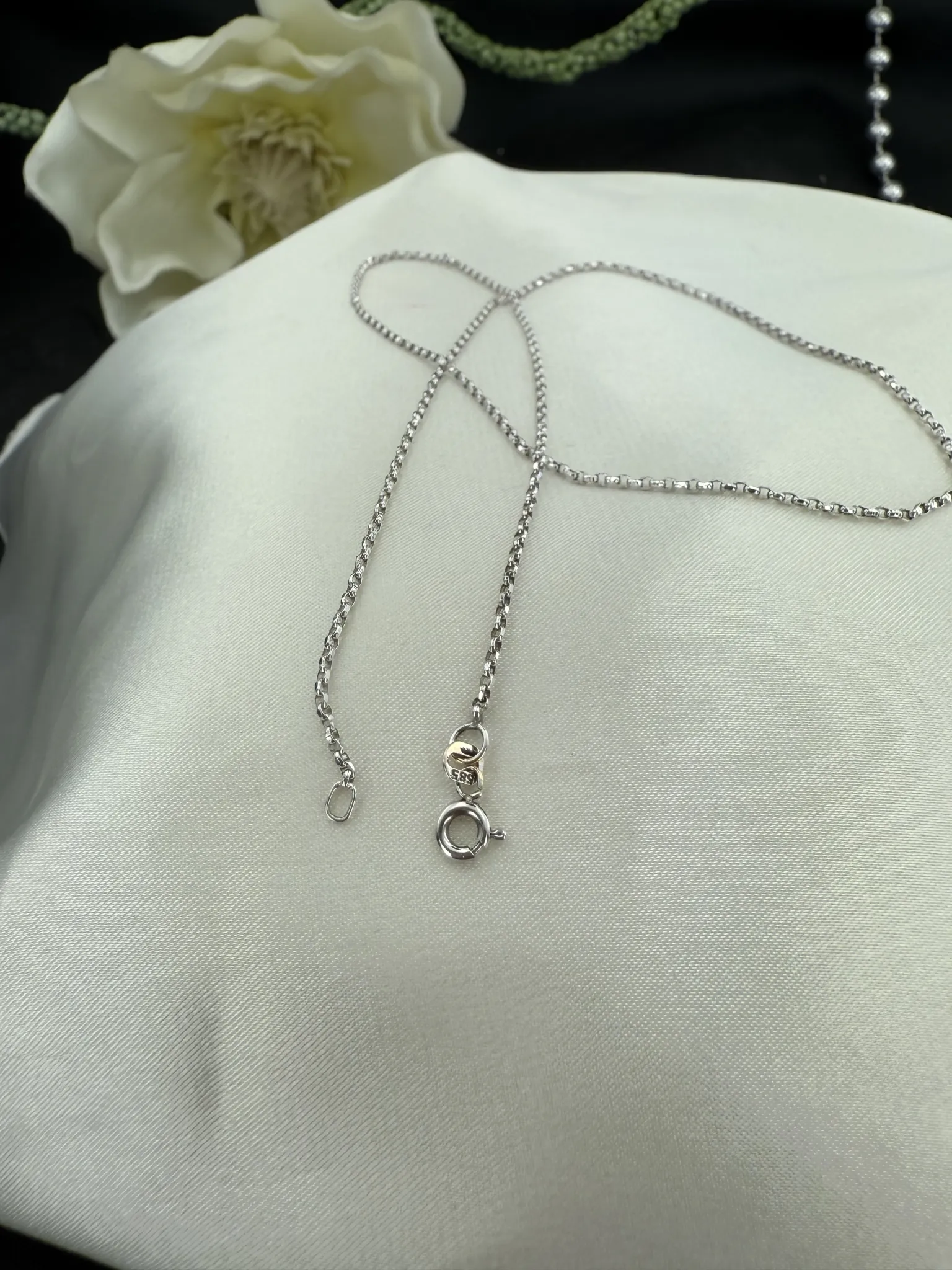 Taşsız Beyaz İtalyan Zincir