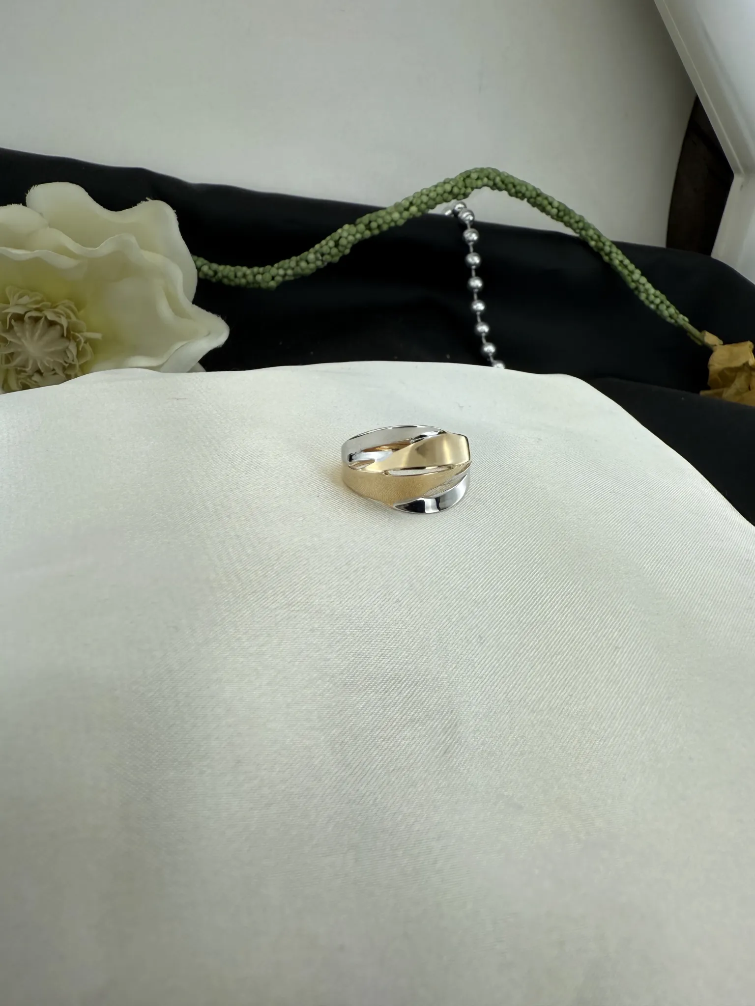 Taşsız İki Renk Yüzük