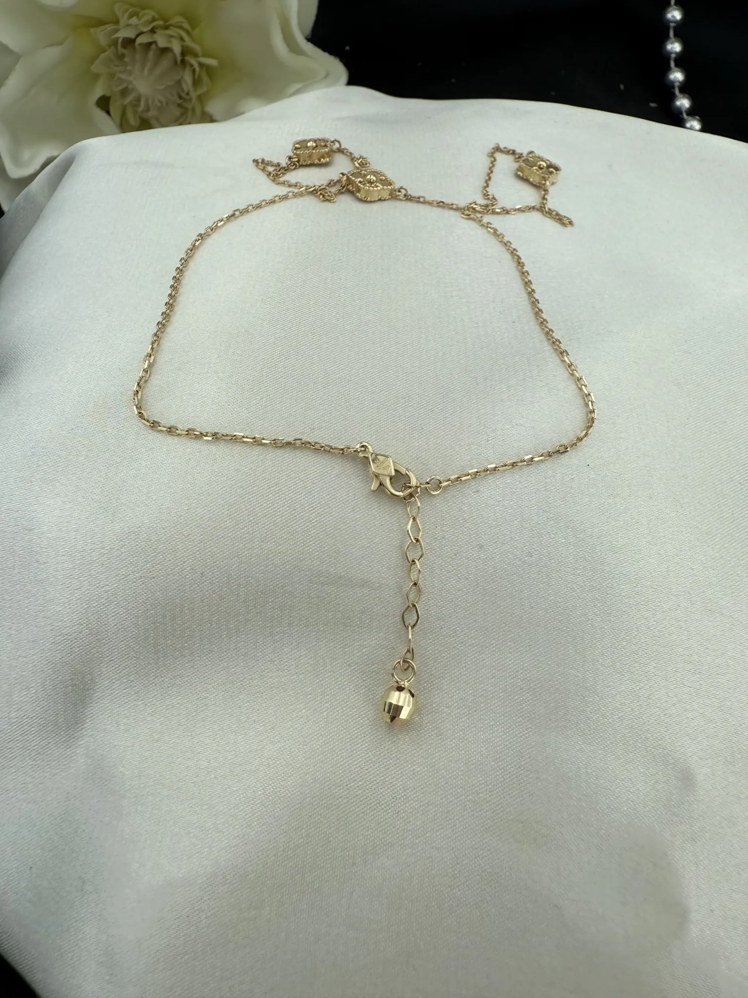 Taşsız Yonca Kolye 