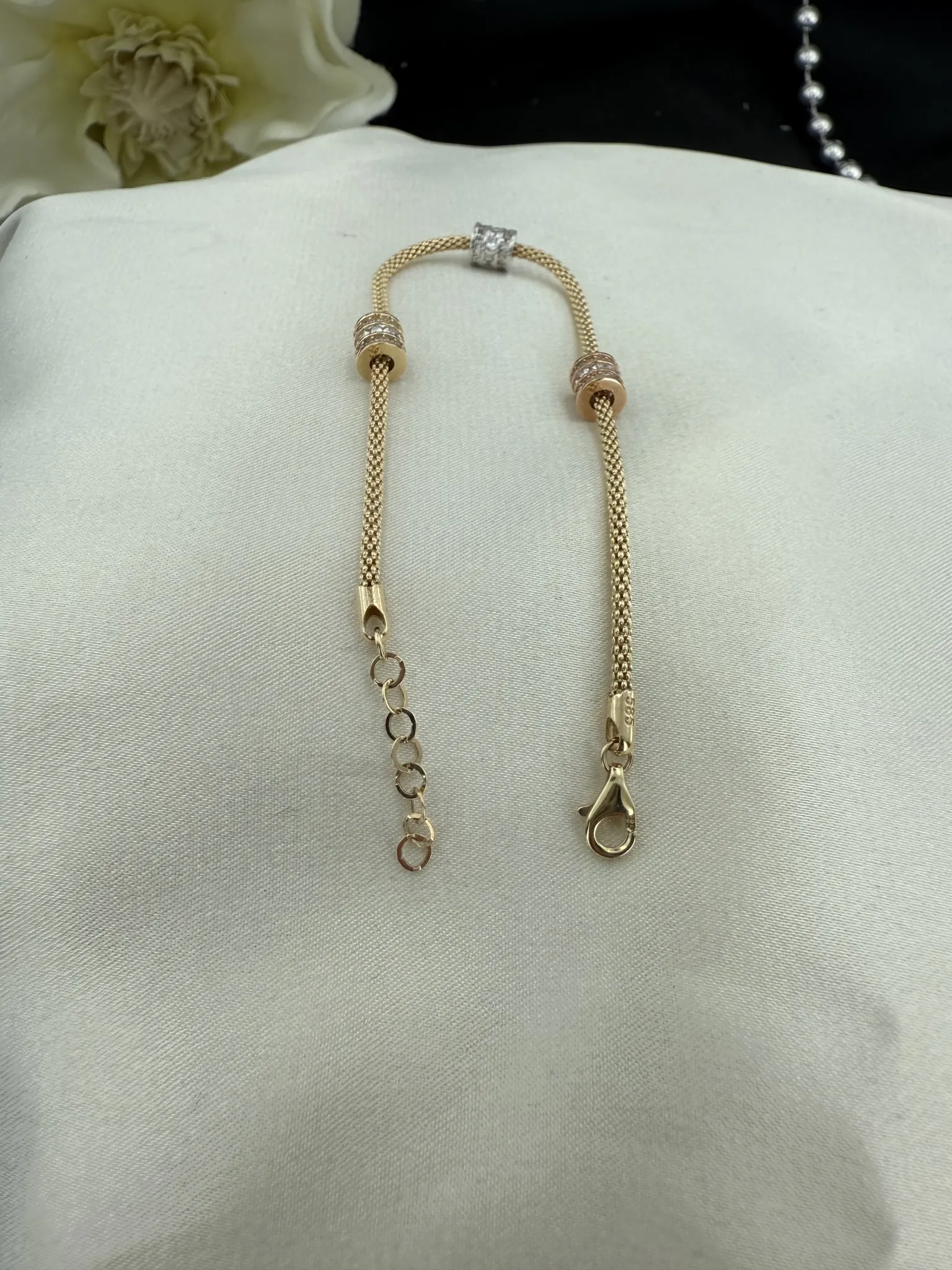 Özel Tasarım Üç Renk Silindir Bileklik