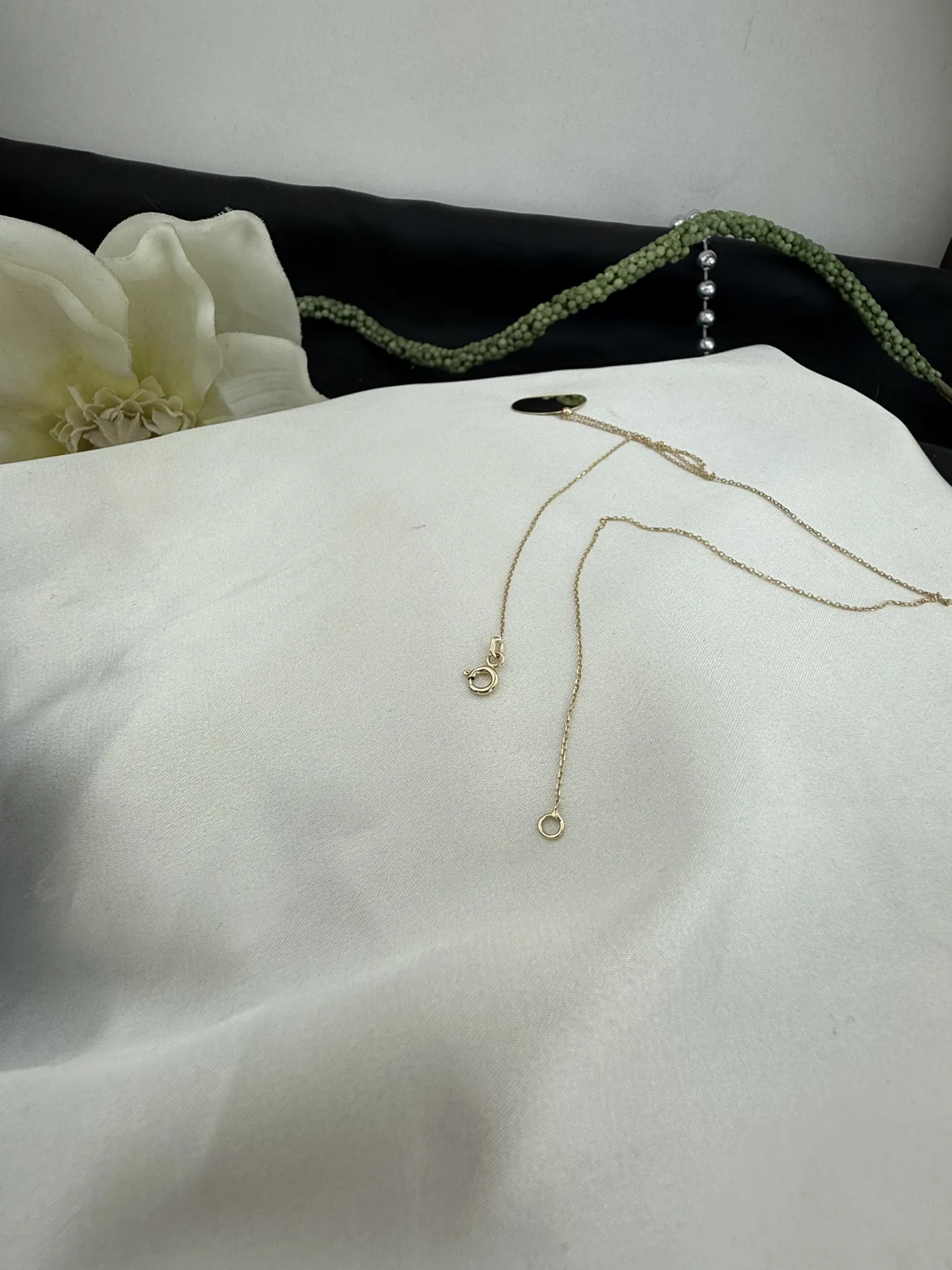 Taşsız Düz Plaka Kolye