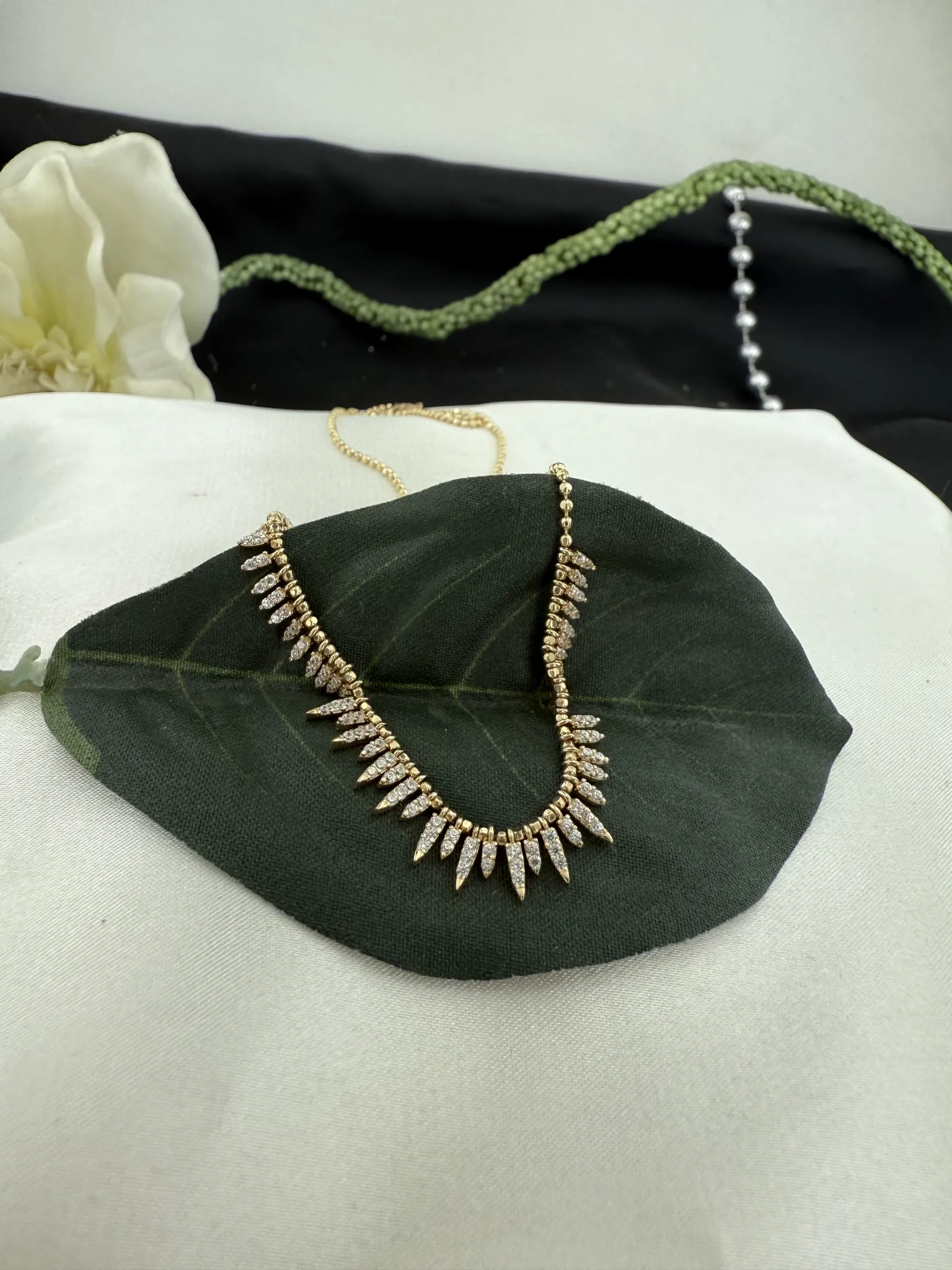 Özel Tasarım İtalyan Taşlı Kolye