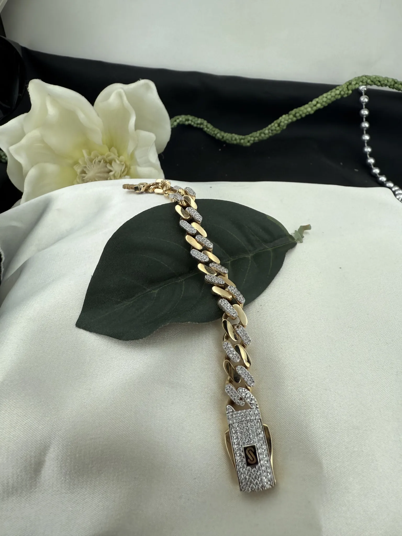 Taşlı İtalyan Gurmet Bileklik