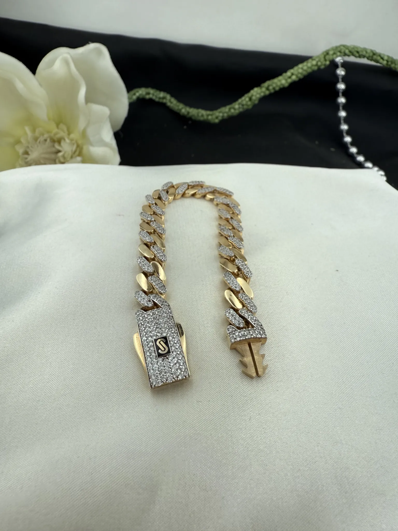 Taşlı İtalyan Gurmet Bileklik