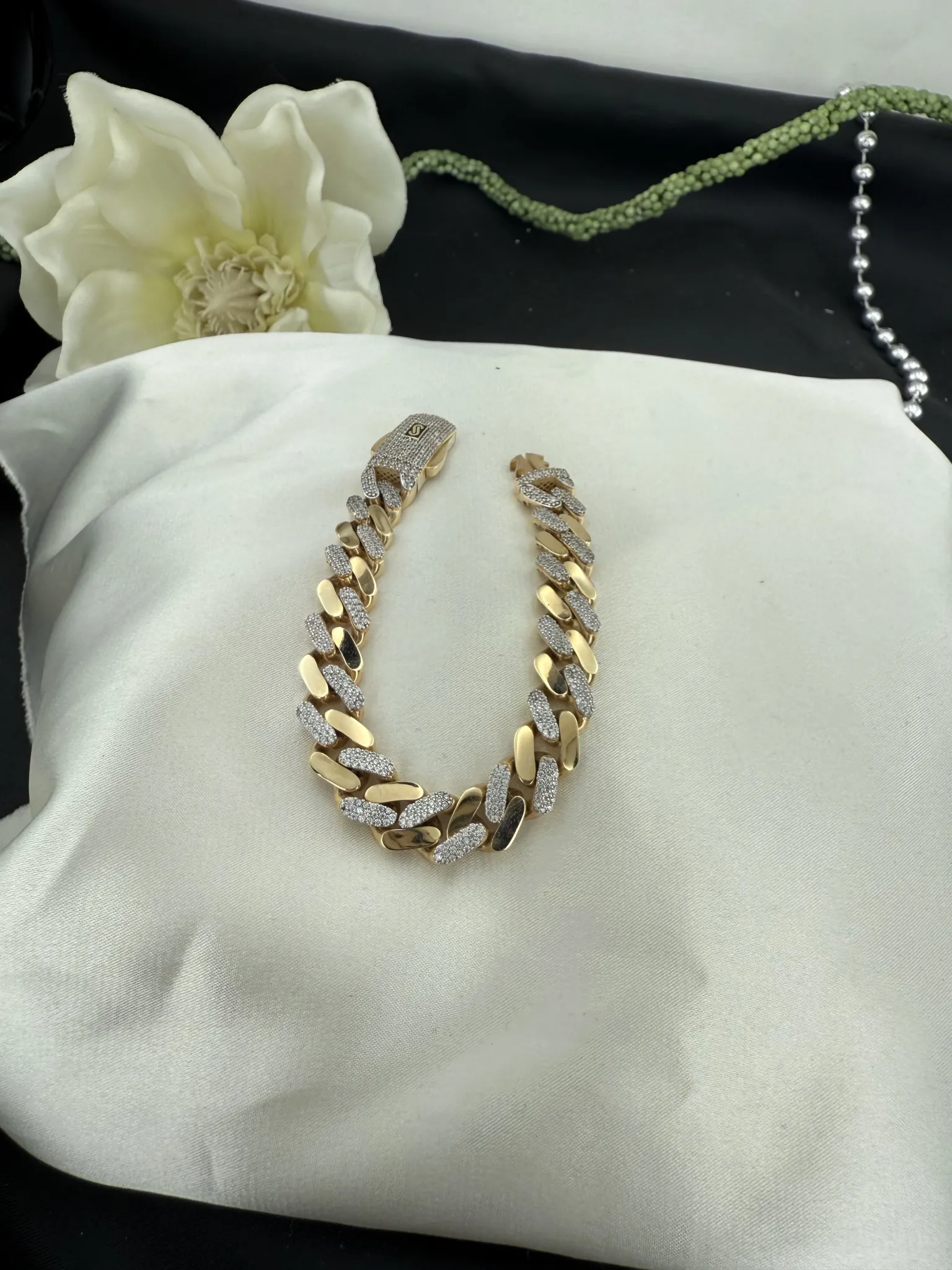 Taşlı İtalyan Gurmet Bileklik