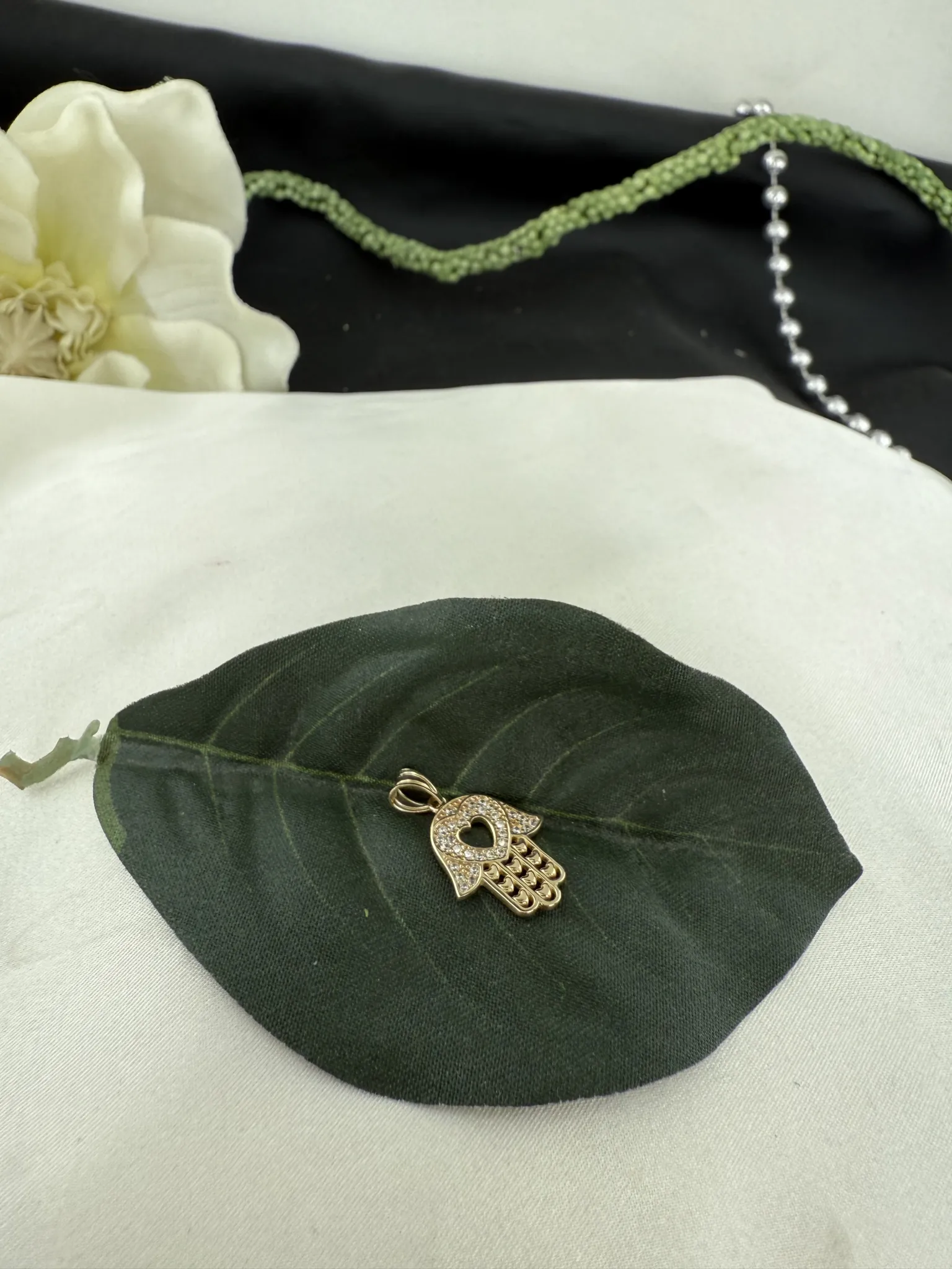 Özel Tasarım Taşlı Fatma’nın Eli Kolye Ucu