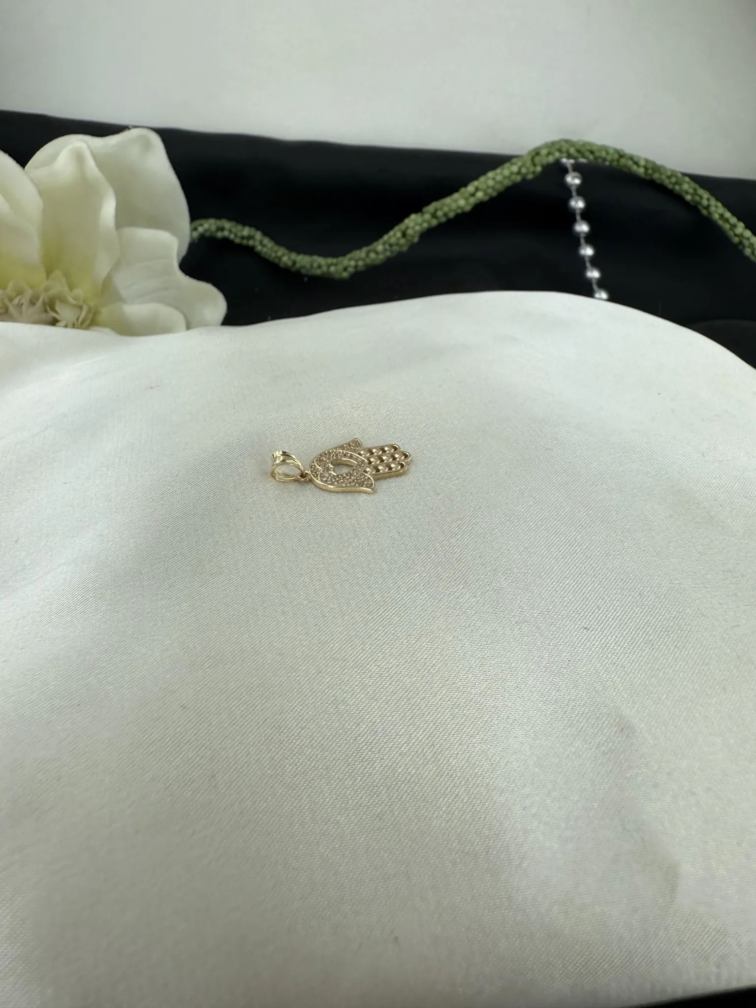 Özel Tasarım Taşlı Fatma’nın Eli Kolye Ucu