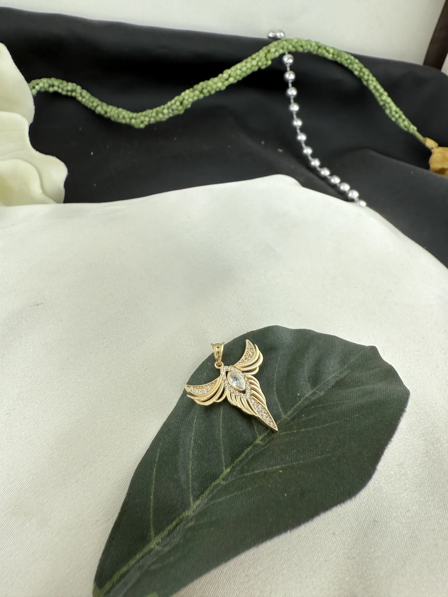 Özel Tasarım Taşlı Kolye Ucu