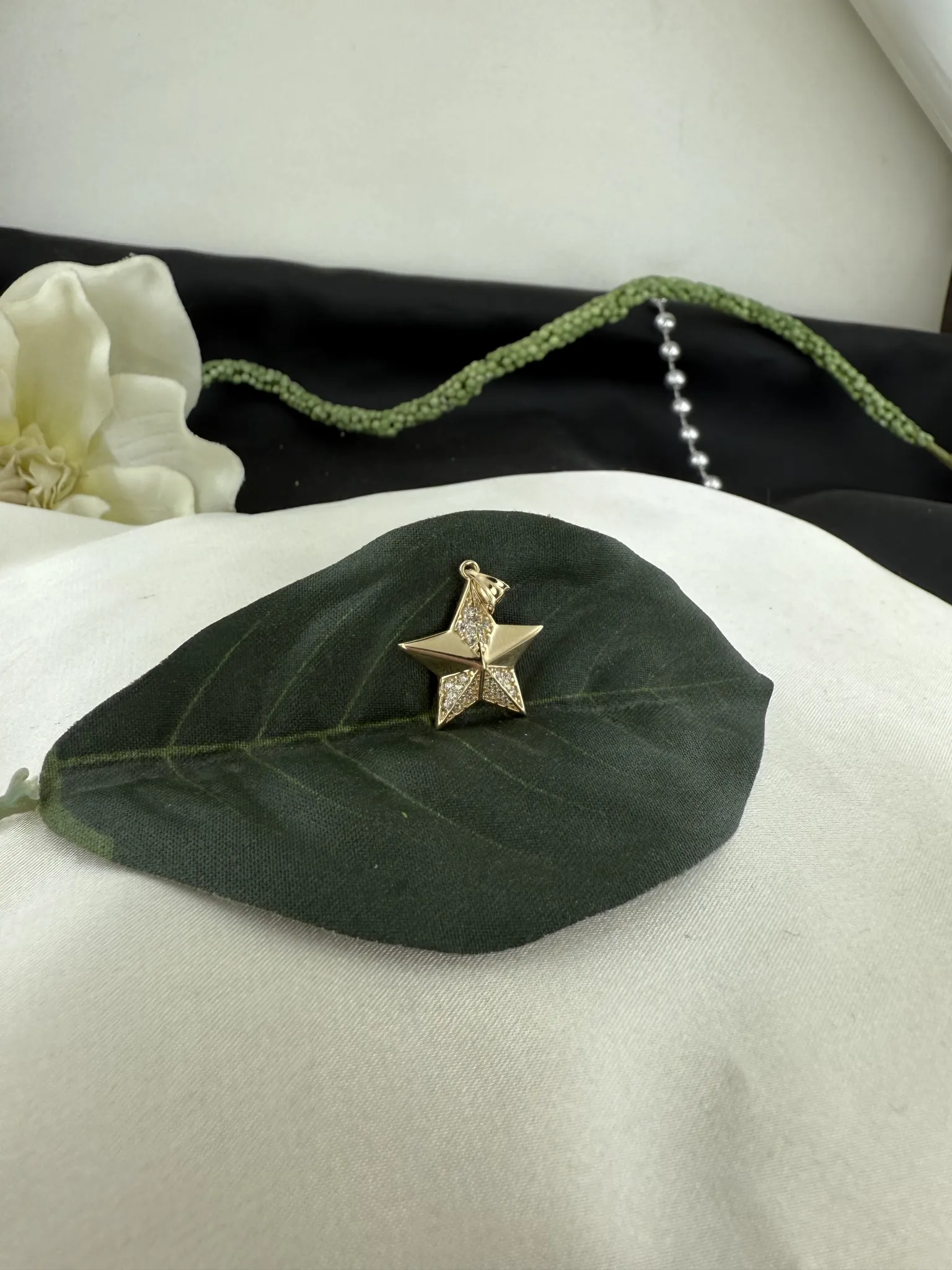 Taşlı Yıldız Kolye Ucu