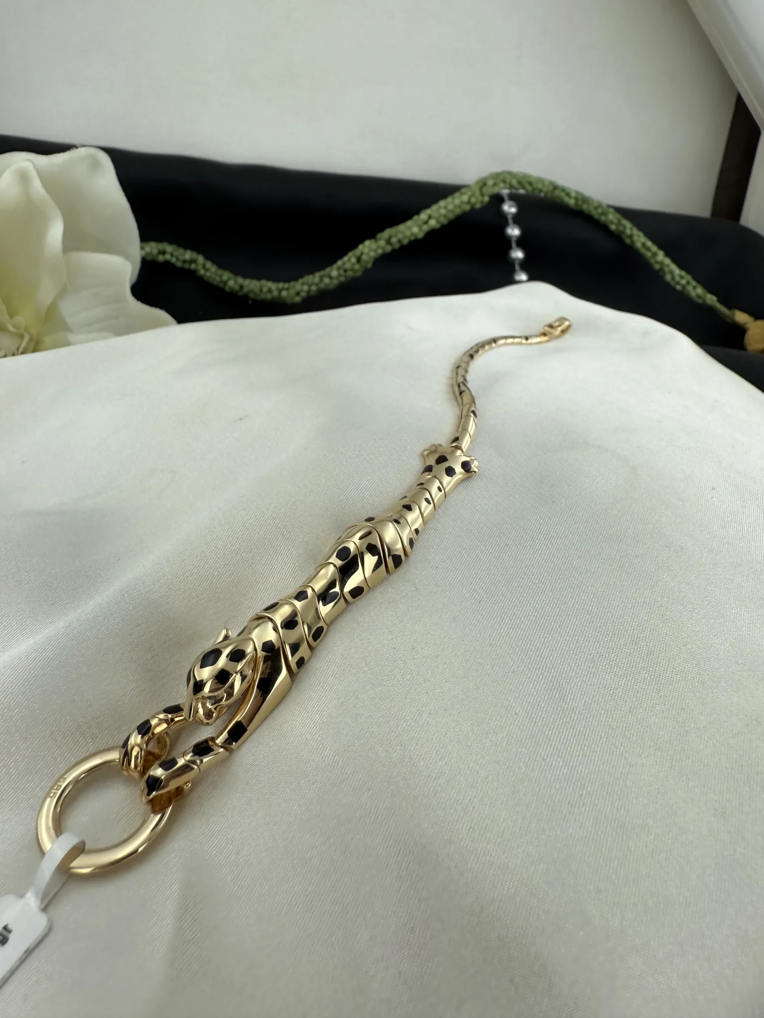 Özel Tasarım Taşsız Leopar Bileklik