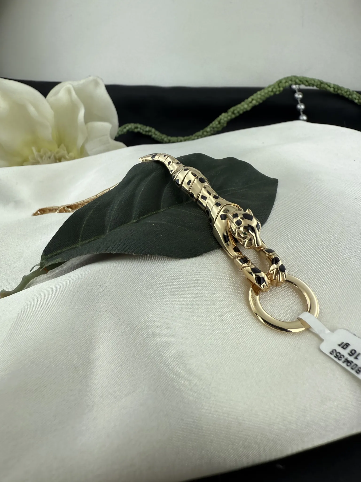 Özel Tasarım Taşsız Leopar Bileklik