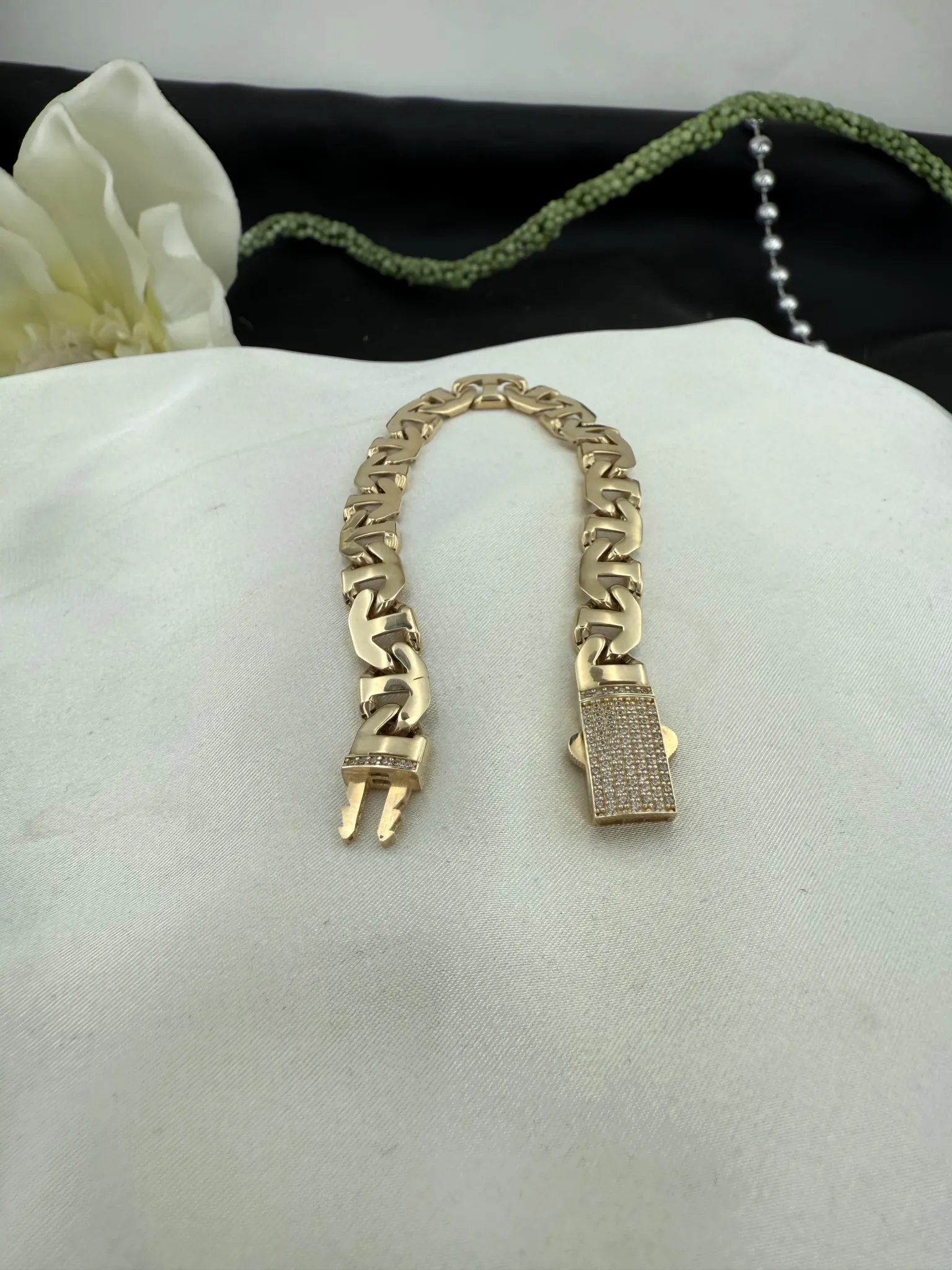 Özel Tasarım Taşlı İtalyan Bileklik