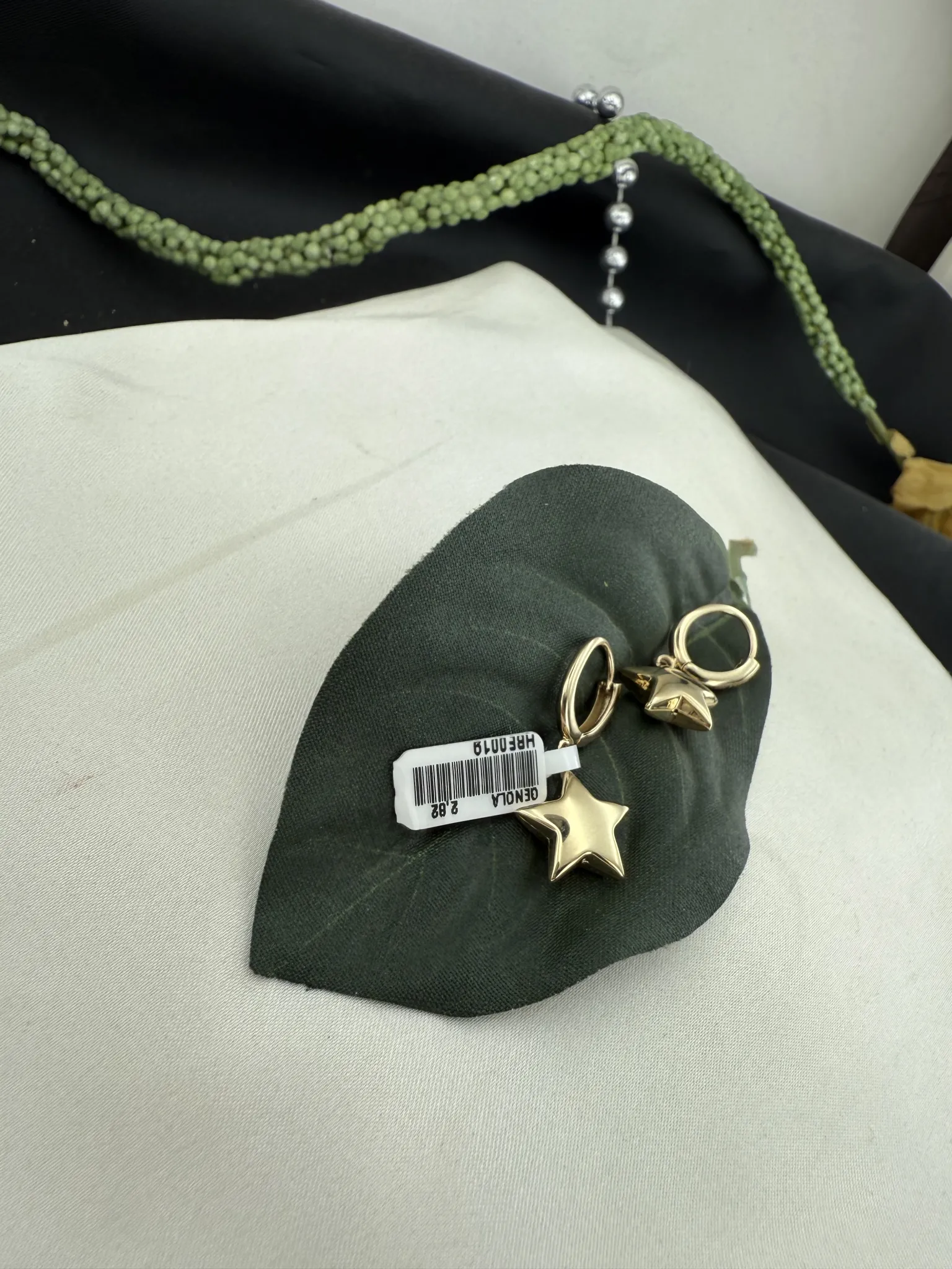 Taşsız Yıldız Küpe