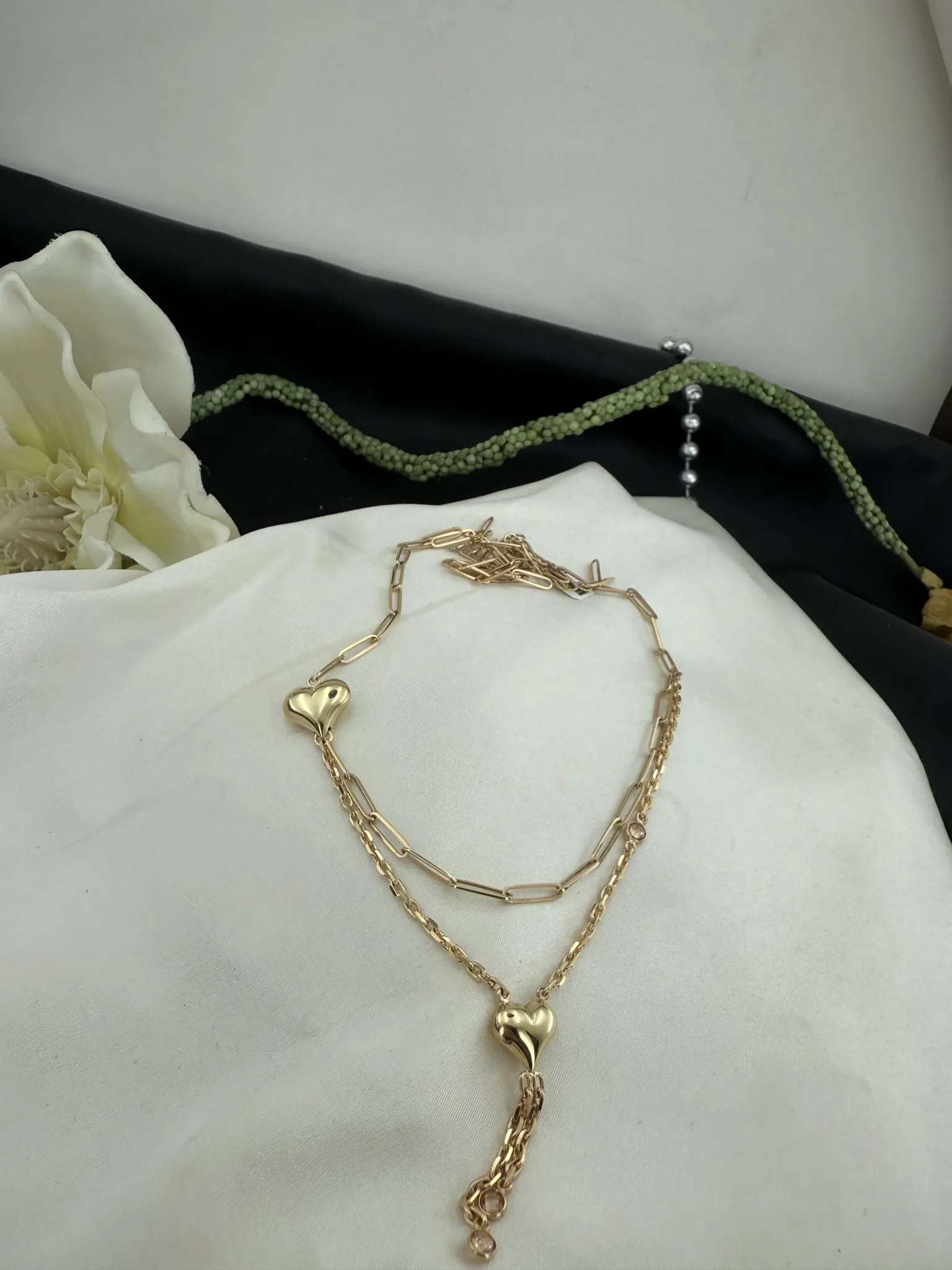 Özel Tasarım Yaşsız İtalyan Kalp Kolye