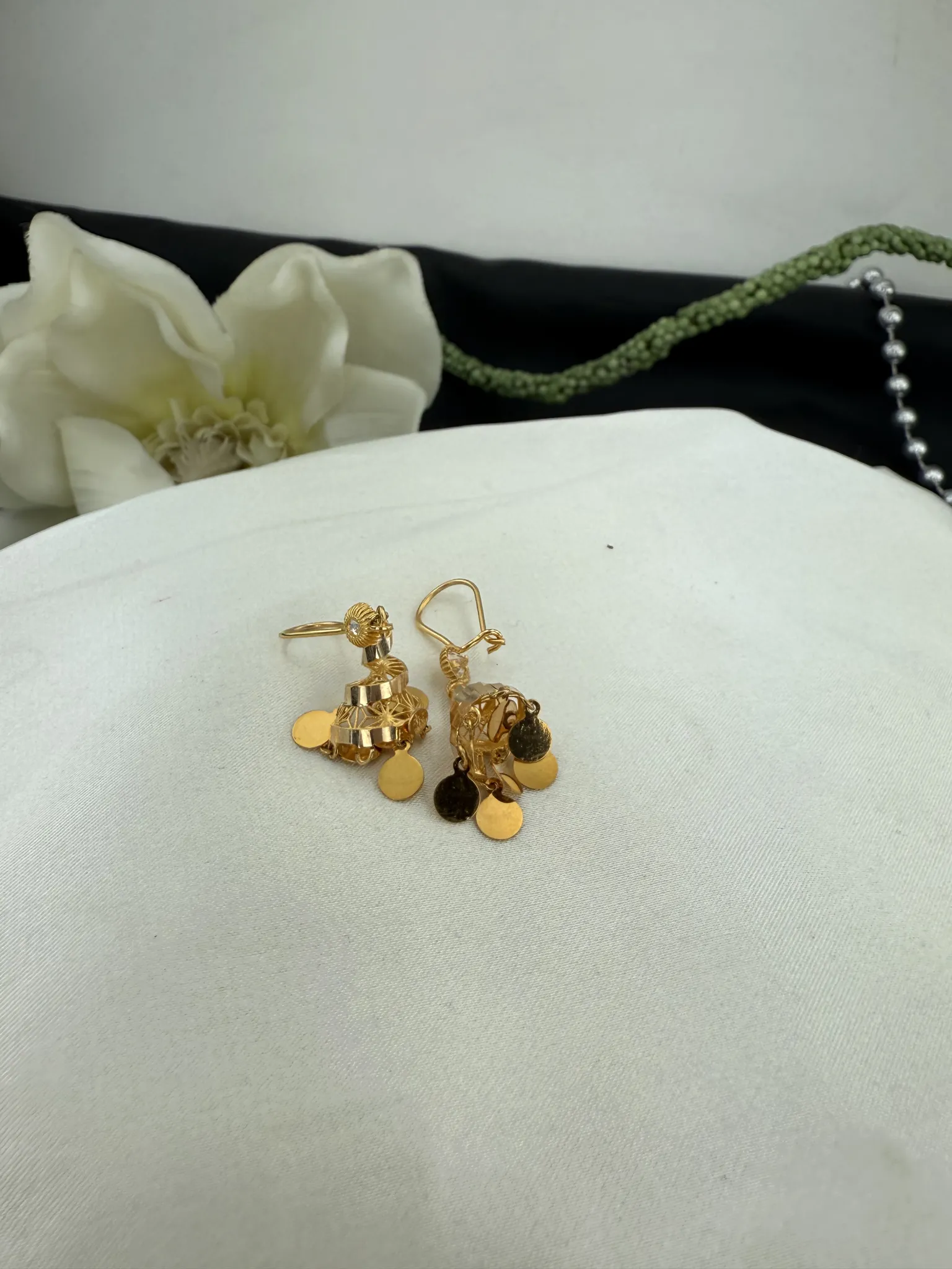 Taşsız Özel Tasarım Pullu Küpe